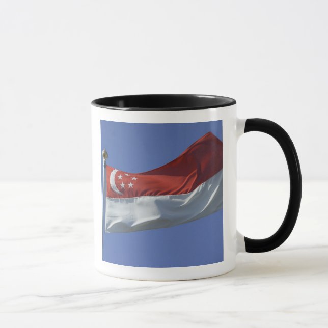 Tasse Drapeau de Singapour (Droite)