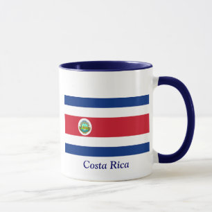 Tasse drapeau du Costa Rica