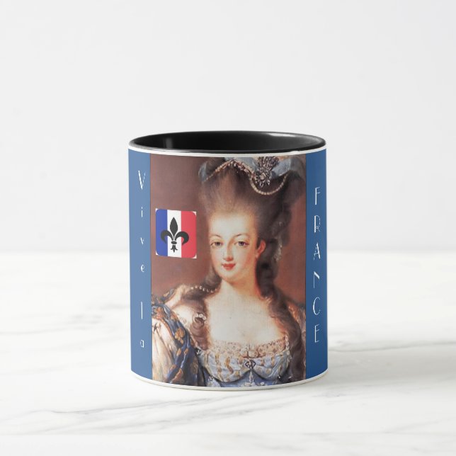 Tasse Drapeau français Vive La France Marie Antoinette M (Centre)