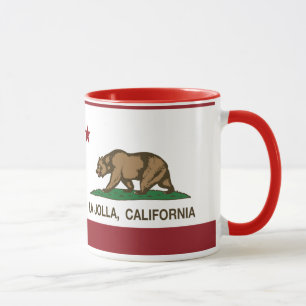Tasse Drapeau La Jolla de République de la Californie