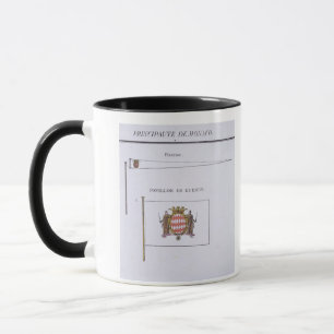 Tasse Drapeaux du Monaco, d'un livre français des