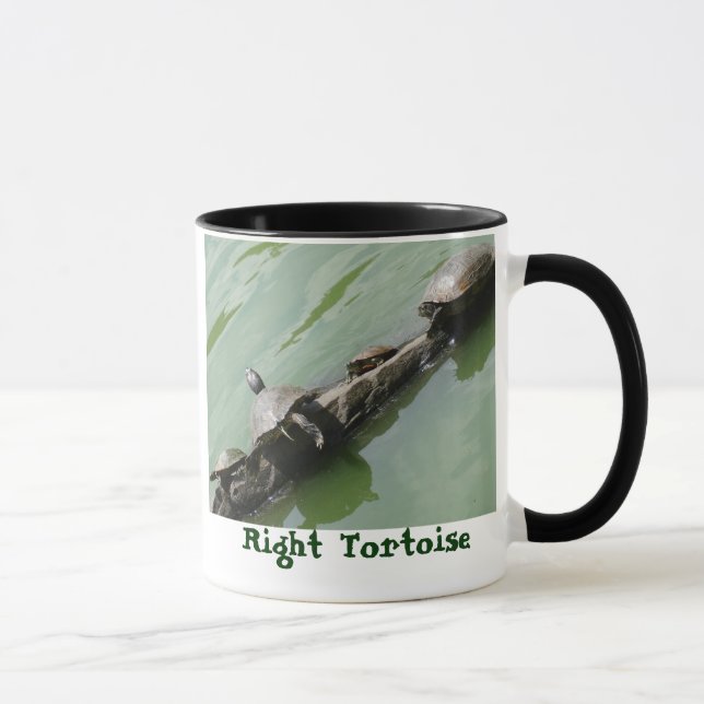 Tasse droite de tortue (Droite)