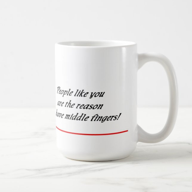 Tasse drôle avec des énonciations originales (Droite)