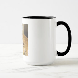 Tasse drôle avec la girafe
