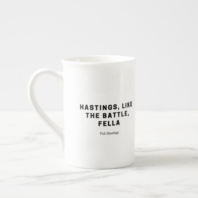Tasse drôle - citation de Ted Hastings de mort en (Gauche)