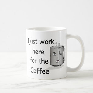 Tasse drôle d'amant de café