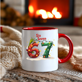 Tasse drôle d'anniversaire de Noël