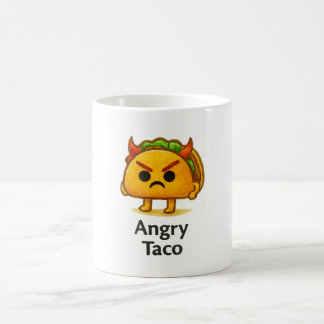 Tasse drôle d'anxiété de taco, cadeau mignon pour