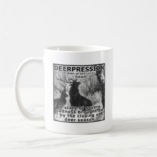 Tasse drôle de chasse contre la dépression