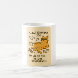 Tasse drôle de chat