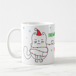 Tasse drôle de chat