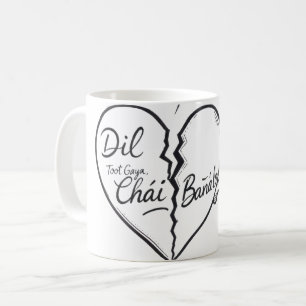 Tasse drôle de citation ourdou - Dil Toot Gaya Cha