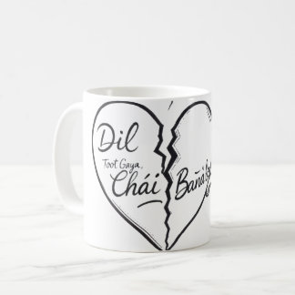 Tasse drôle de citation ourdou - Dil Toot Gaya Cha