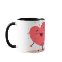 Tasse drôle de la Saint-Valentin pour petit ami ou