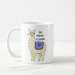 Tasse drôle de lama personnalisée par tasse fait