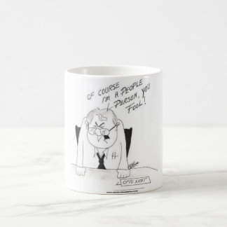 Tasse drôle de lieu de travail