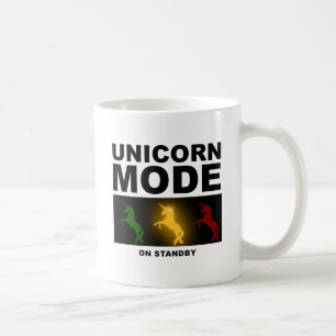 Tasse drôle de mode licorne en veille