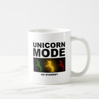 Tasse drôle de mode licorne en veille