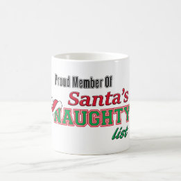 Tasse drôle de Noël de la liste vilaine de Père