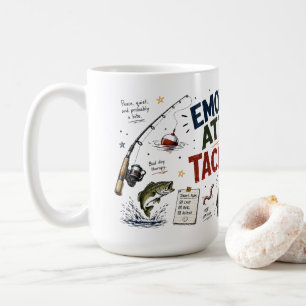 Tasse drôle de pêche pour papa Humour boîte à le