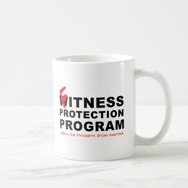 Tasse drôle de protection de forme physique (Droite)
