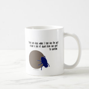 Tasse drôle de scarabée de Dung