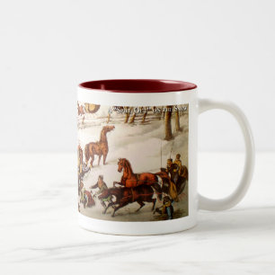 Tasse drôle de Sleighing