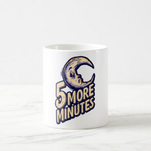 Tasse drôle de sommeil mentalement au lit pour les