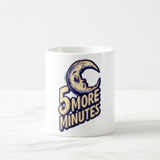 Tasse drôle de sommeil mentalement au lit pour les
