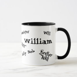 Tasse drôle de surnoms personnalisée par cool pour