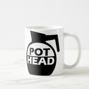 Tasse Drôle de Tête de Cafetière Caféine