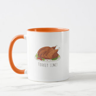 Tasse drôle de Thanksgiving Turkey Time