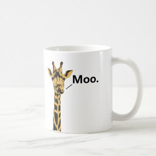 Tasse drôle de vache girafe
