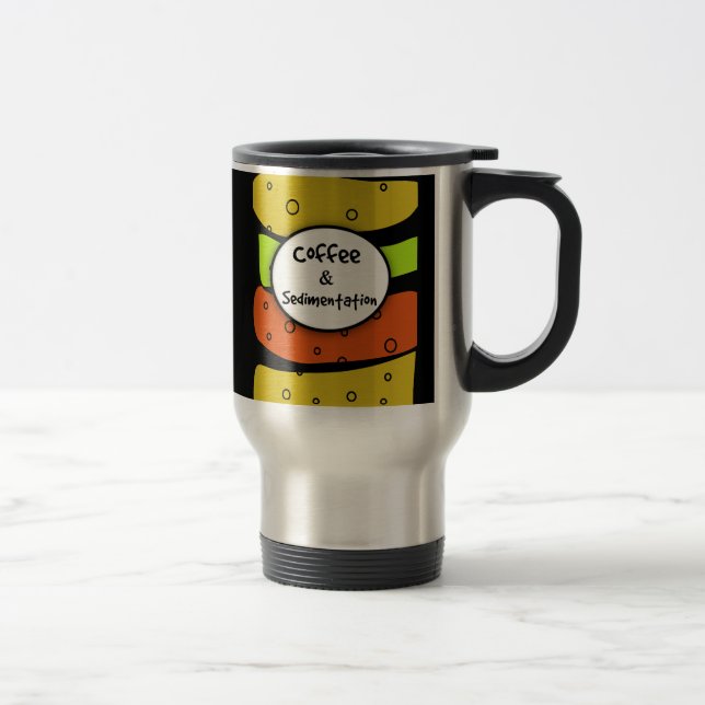 Tasse drôle de voyage de géologue (Droit)