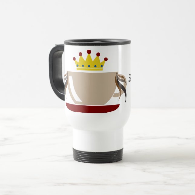 Tasse drôle de voyage de la souveraineté (Devant gauche)