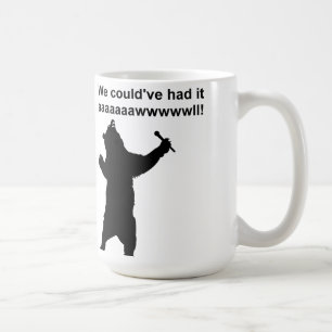 Tasse drôle d'ours qui chante