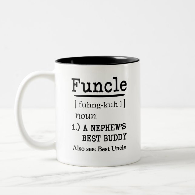 Tasse drôle du meilleur ami du neveu de définition (Gauche)