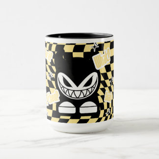 Tasse drôle inspirée de Labubou jaune | Mignonne e