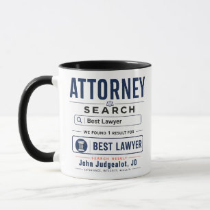 Tasse drôle personnalisée pour le meilleur avocat