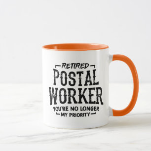 Tasse drôle pour facteur à la retraite Retraite Fa