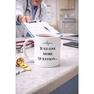 Tasse drôle pour infirmière « Encore une question