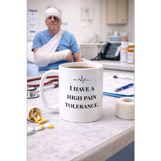 Tasse drôle pour infirmière «Haute tolérance à la
