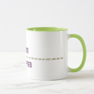 Tasse drôle pour Triathlete - rasé et conique