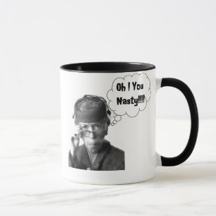 Tasse Drôle Retro Lady Oh You Nasty
