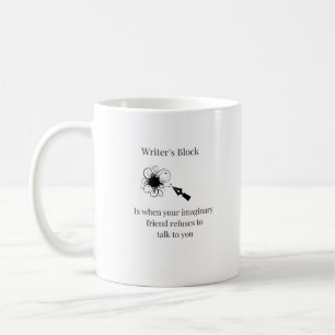 Tasse du bloc de l'auteur