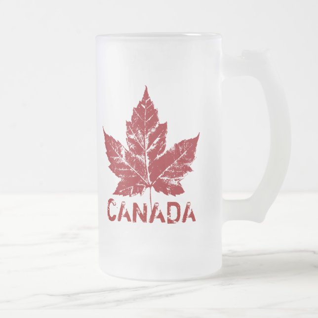 Tasse du Canada en verre de bière de souvenir de (Droit)