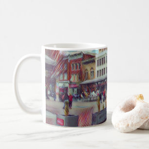 Tasse du centre de Roanoke du marché