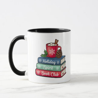 Tasse du Club de Lecture Esprit des Fêtes | NOIR