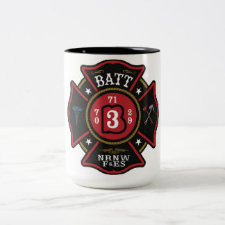 Tasse du feu du bataillon 3