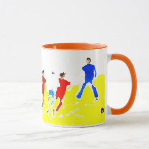 Tasse du football de plage